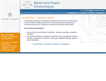 Tablet Screenshot of geobiologue.fr